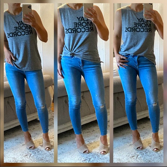 Last ♥️Heather Grey muscle tank - Picture 2 of 3